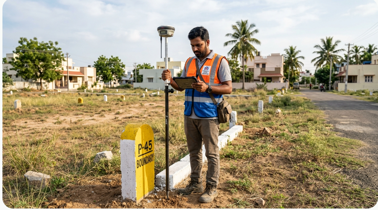 Property inspection and verification for an NRI-owned property in India